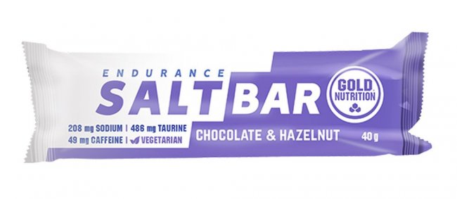 Батончик Gold Nutrition Endurance Salt 40 g Шоколад - Лесной орех EC58910