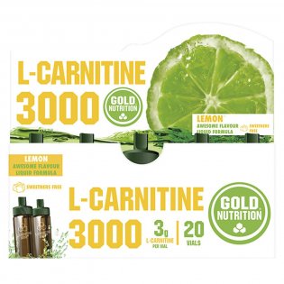 Питьевая ампула Gold Nutrition L-Carnitine 3000 10 ml Лимон GN61022
