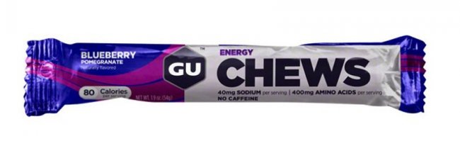 Конфеты GU Energy Chews 54 g Черника - Гранат