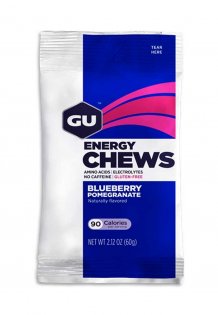 Конфеты Gu Energy Chews 60 g Черника - Гранат 124848