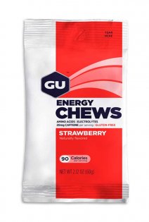 Конфеты Gu Energy Chews 60 g Клубника 124852