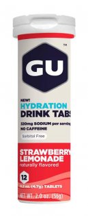 Таблетки Gu Hydration Drink Tab 12 табл Клубничный лимонад 123143