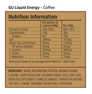 Гель GU Liquid Energy Gel 60 g Кофе