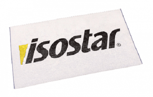 Полотенце Isostar Towel 100 sm x 50 sm белое с названием бренда
