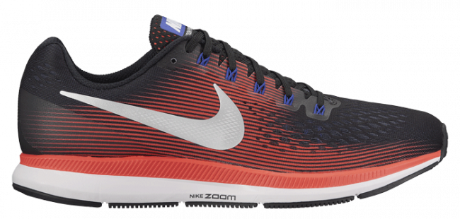 Кроссовки Nike Air Zoom Pegasus 34 880555 006 черные с красным