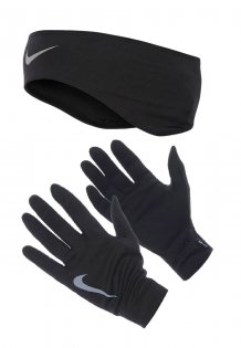 Перчатки Nike Running Dri-Fit Headband/Gloves Set W N.RC.03.001 001