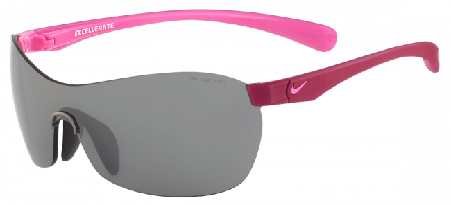 Спортивные очки Nike Vision Excellerate без оправы с розовыми дужками