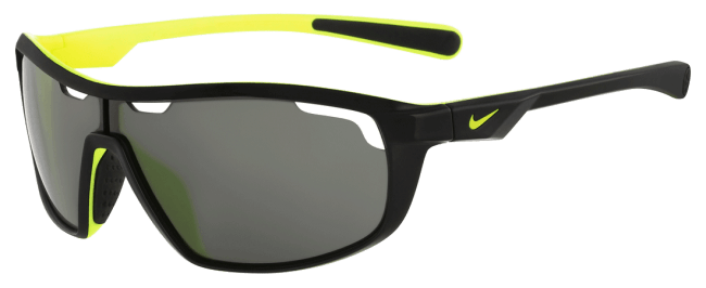 Спортивные очки Nike Vision Road Machine оправа черная с салатовым