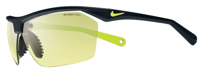 Спортивные очки Nike Vision Tailwind 12 E черная оправа и дужки, лимонные линзы