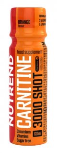 Питьевая ампула Nutrend Carnitine 3000 Shot Апельсин 60 ml N-CRNTN3000-ORN