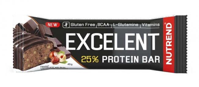 Батончик Nutrend Excelent Protein Bar 40 g Шоколад с орехами N-EPB40-CH-N