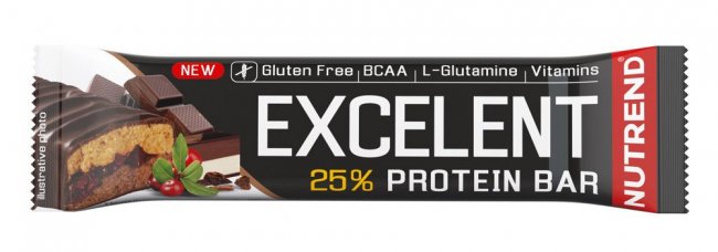 Батончик Nutrend Excelent Protein Bar Double 85 g Шоколад-Нуга-Клюква N-EPB85-CH-N-CRN