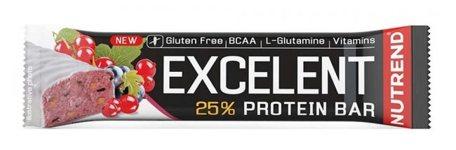 Батончик Nutrend Excelent Protein Bar 85 g Черная смородина-Клюква N-EPB85-ВС-CRNBR