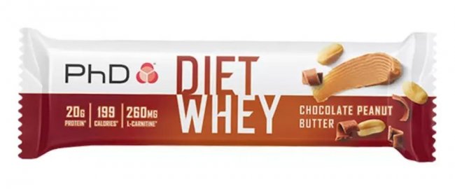 Батончик PhD Diet Whey Bar 63 g Шоколад - Арахисовое масло PhD-DWB-CHP