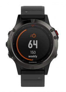 Часы Garmin Fenix 5 HR FNX5-HR-BLK-GR