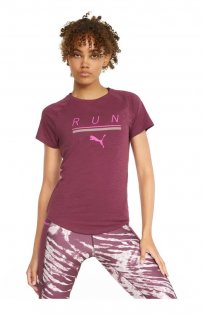 Футболка Puma Run 5K Logo Short Sleeve Tee W 521388 12