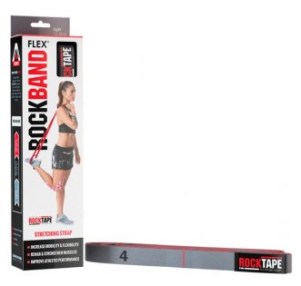 Эластичная лента Rocktape RockBand Flex (5,5 - 8 кг) RBF-GRY