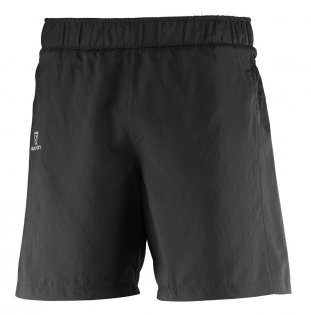 Мужские шорты Salomon Trail Runner Short черные артикул L38075400