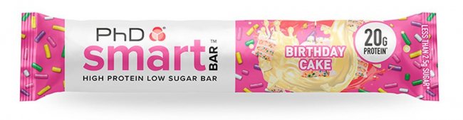 Батончик PhD Smart Bar 64 g Праздничный торт PhD-PSB-BC