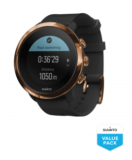 Часы Suunto 3 Fitness HR 3FTS-HR-BLK-CPR