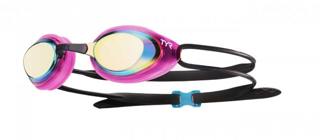 Очки для плавания TYR Black Hawk Racing Femme Mirrored W LGBHFM 760