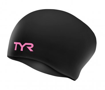 Шапочка для плавания TYR Long Hair Wrinkle-Free Silicone Cap W LCSLB 121