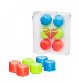 Беруши для бассейна TYR Youth Multi-Colored Silicone Ear Plugs LEPY 970