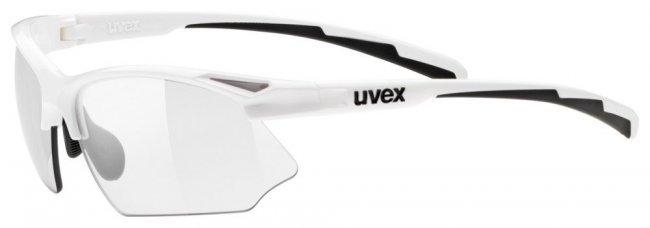 Очки Uvex Sportstyle 802 с прозрачными линзами и белой оправой артикул 0872.8801