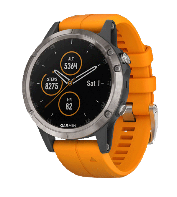 Garmin Fenix 5 Plus Sapphire HR Titan