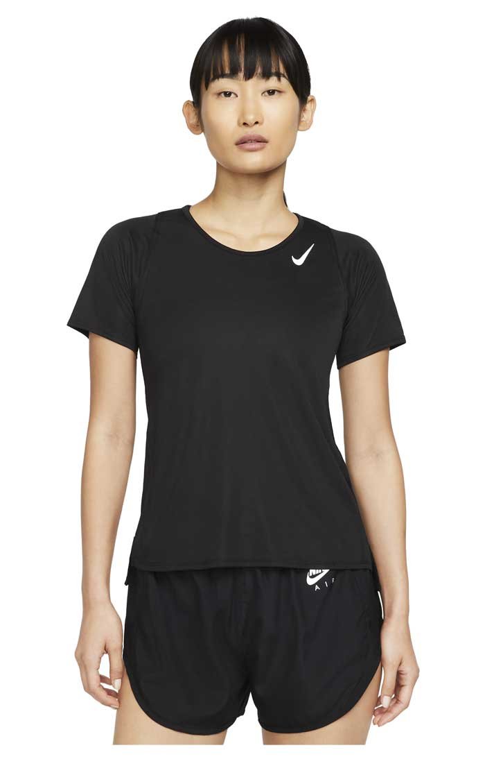 Nike Dri FIT Race Short Sleeve Top W