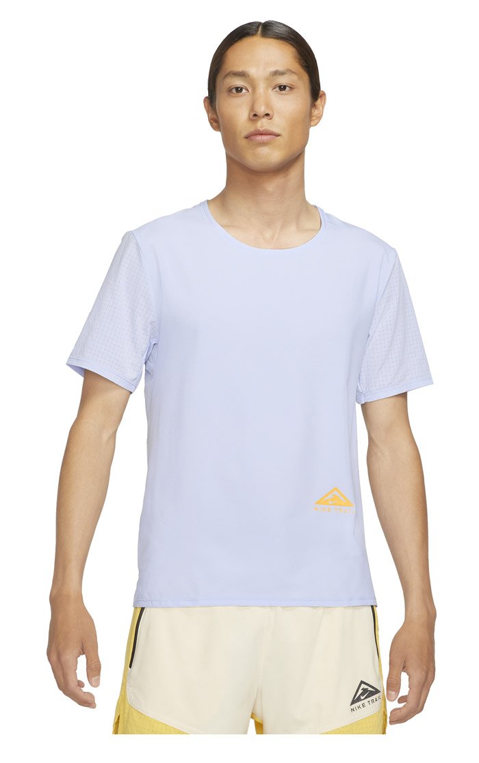 Blue nike running top clearance