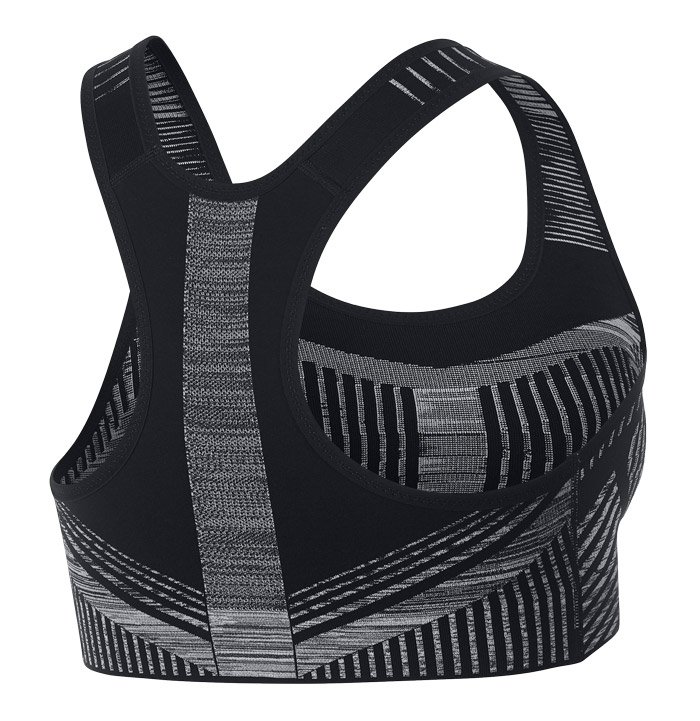 Nike L78714 Women's Black Alpha Dri Fit High Impact Sports Bra