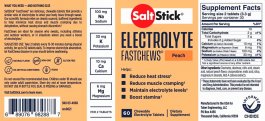 Таблетки Saltstick Fastchews 60 табл Персик