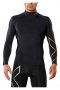 Компрессионная кофта 2xu MCS Thermal Compression Top MA3509a BLK/GLD №1