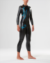 Женский гидрокостюм 2XU R:3 Race Wetsuit вид спереди артикул WW2356c BLK/BDB №1