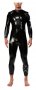 Мужской гидрокостюм 2XU V:3 Velocity Wetsuit вид спереди артикул MW3417с BLK/SLR №1