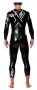 Мужской гидрокостюм 2XU V:3 Velocity Wetsuit вид сзади артикул MW3417с BLK/SLR №2