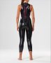 Женский гидрокостюм 2XU A:1S Active Sleeveless Wetsuit без рукавов вид сзади артикул WW2358c BLK/UVT №2