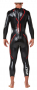 Мужской гидрокостюм 2XU Race черный с красным, вид сзади артикул MW3813c BLK/DTR №3