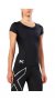 Компрессионная футболка 2xu Compression Short Sleeve Top W WA2269a BLK/BLK №1