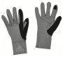 Перчатки Adidas Climalite Gloves артикул BP5425 серые с черным, на манжетах светооражающий логотип №1