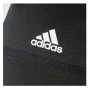 Шапка Adidas Climawarm Fleece Beani артикул BR0813L черная, белый логотип №4