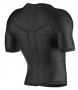 Термофутболка Compressport 3D Thermo Ultra Light Shirt SS TS3D-SS99 черная спина вид сбоку №4
