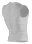 Термомайка Compressport 3D Thermo UltraLight Tank Top TS3D-TK00 белая спина вид сбоку №3