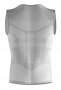 Термомайка Compressport 3D Thermo UltraLight Tank Top TS3D-TK00 белая вид сзади №2