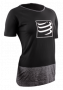 Женская футболка Compressport Training T-Shirt Range W TSTNW-SS99 черная №1