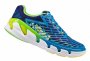 Кроссовки Hoka Vanquish 3 артикул 1014791BABP синие с голубым и зеленым, белая подошва №5