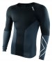 Компрессионная кофта 2xu Elite Compression Top Long Sleeve MA3014a BLK/STL №3