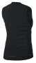 Женская жилетка Nike Aeroloft Running Vest W артикул 856636 010 черная на спине зоны перфорации и утепления №2