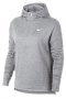 Женская кофта Nike Therma Sphere Element Running Hoodie W артикул 856684 012 серая с капюшоном, молния до середины груди №1